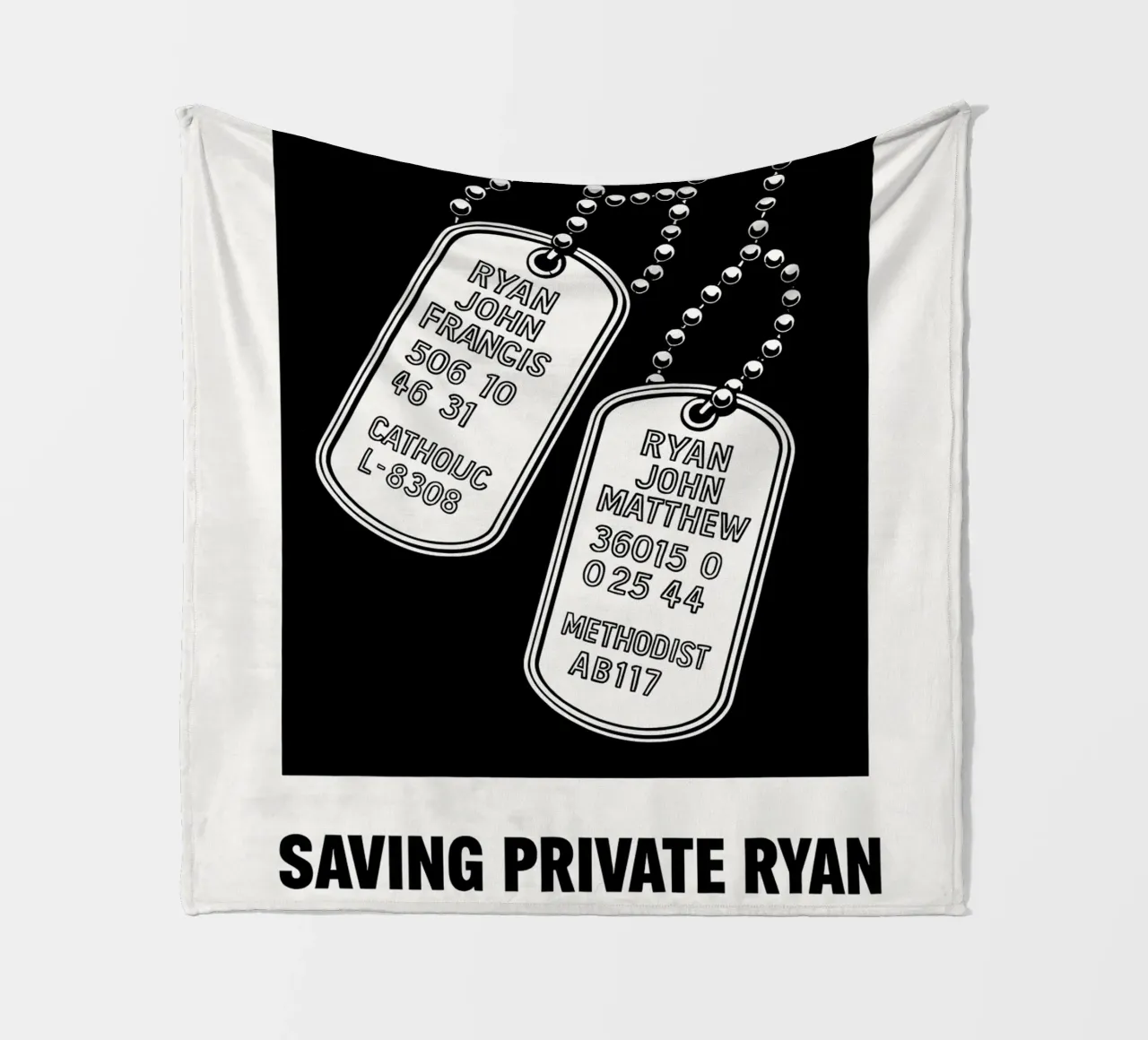 Saving Private Ryan Print coperta in pile da MoviesArt