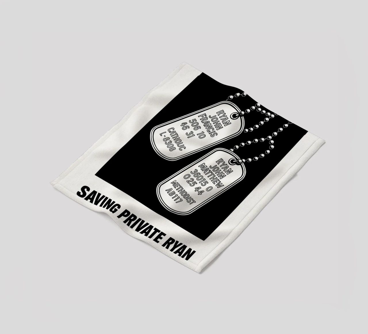 Saving Private Ryan Print coperta in pile da MoviesArt