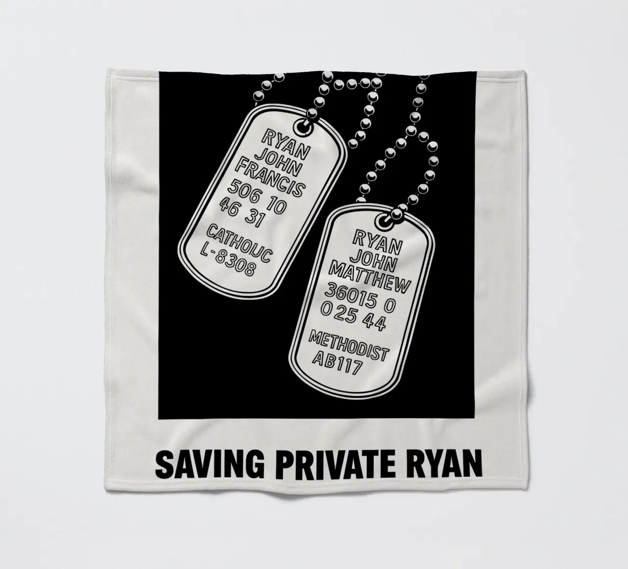 Saving Private Ryan Print coperta in pile da MoviesArt