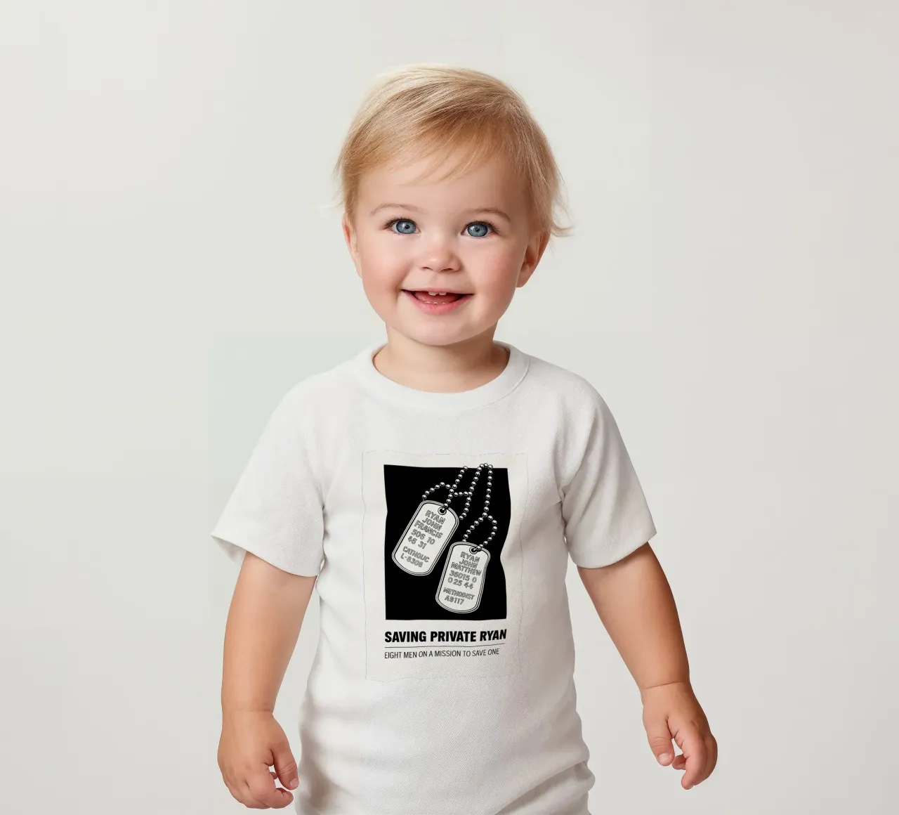 Saving Private Ryan Print maglietta neonato da MoviesArt