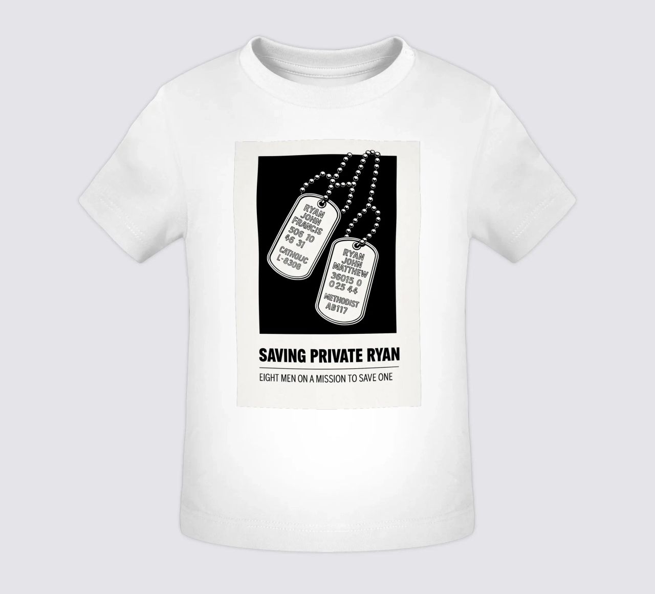 Saving Private Ryan Print maglietta neonato da MoviesArt