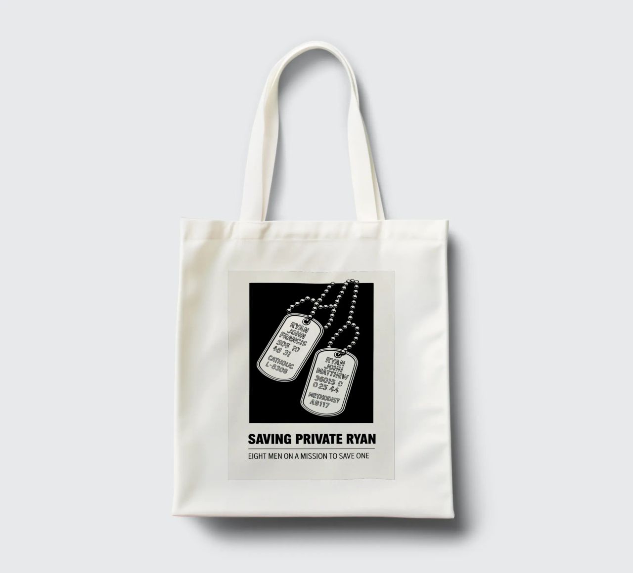 Saving Private Ryan Print borsa in juta da MoviesArt