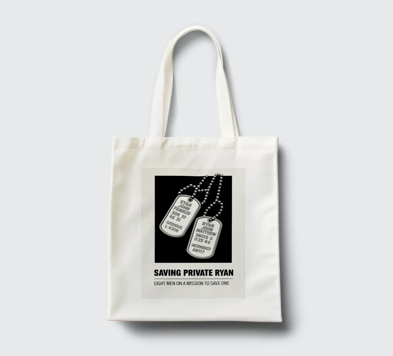 Saving Private Ryan Print tote bag de MoviesArt