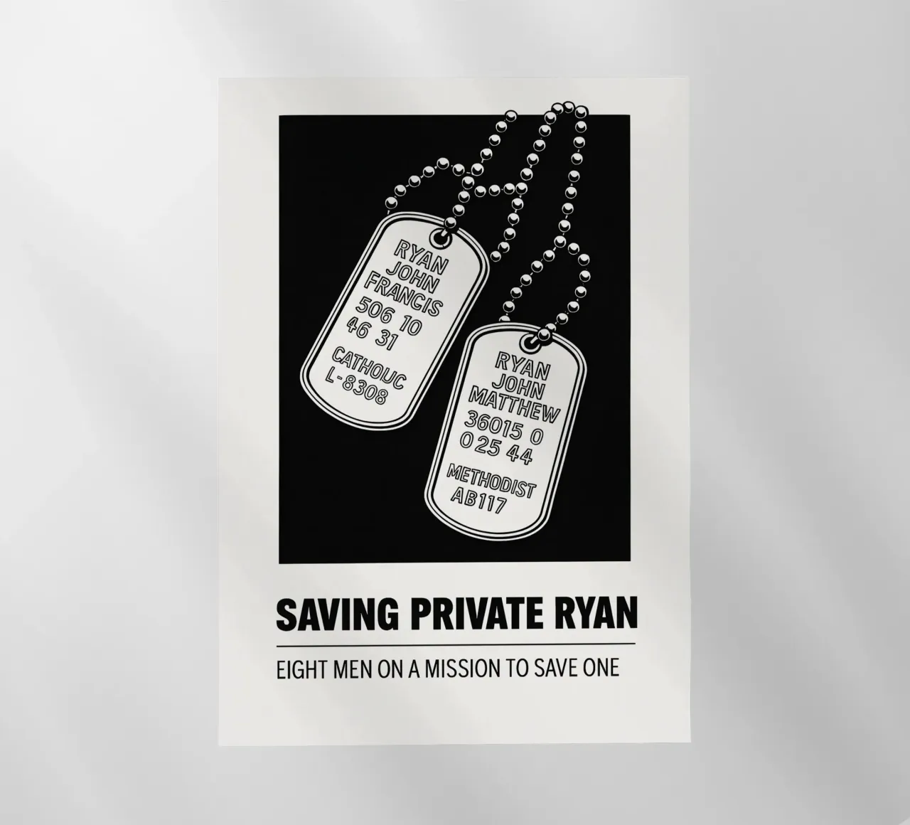 Saving Private Ryan Print pellicola backlit da MoviesArt
