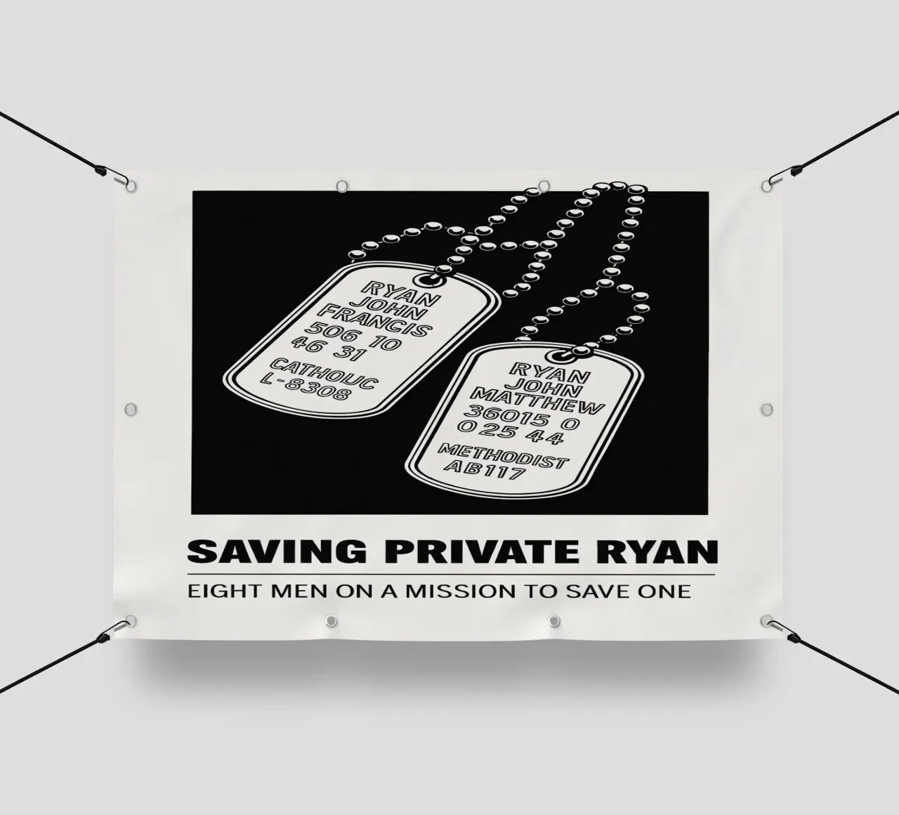 Saving Private Ryan Print PVC Plane von MoviesArt