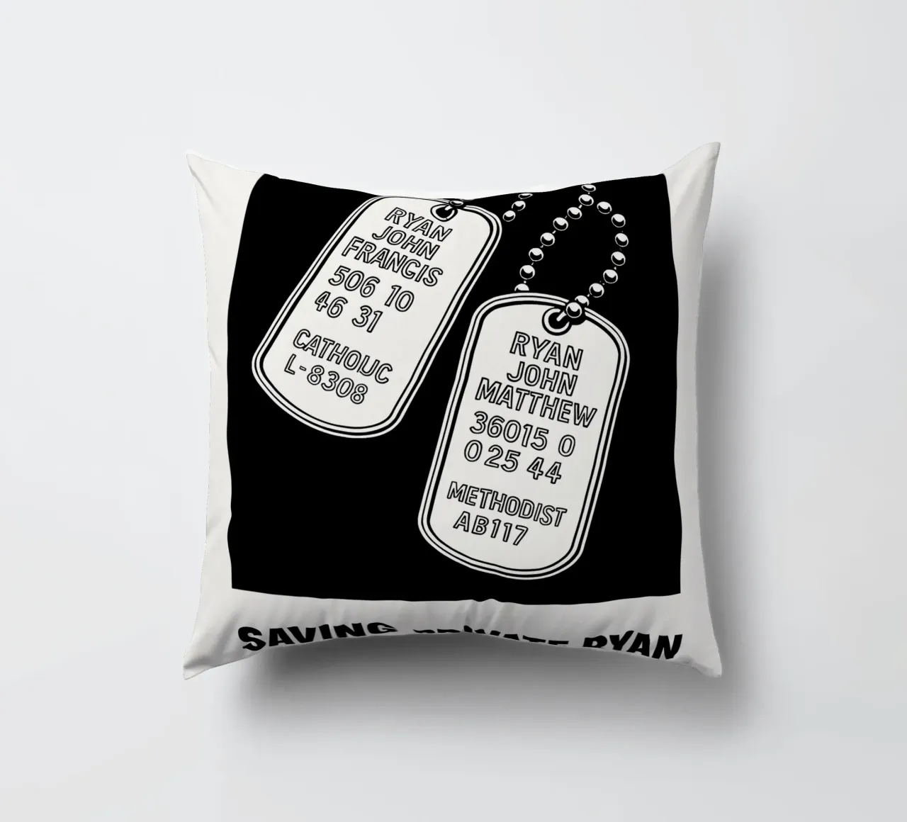 Saving Private Ryan Print cuscino da MoviesArt