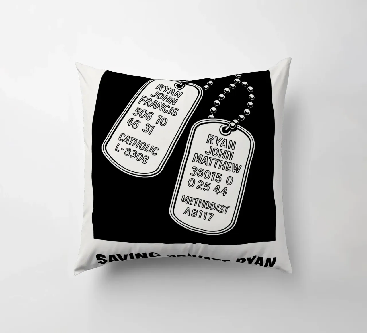 Saving Private Ryan Print cuscino da MoviesArt