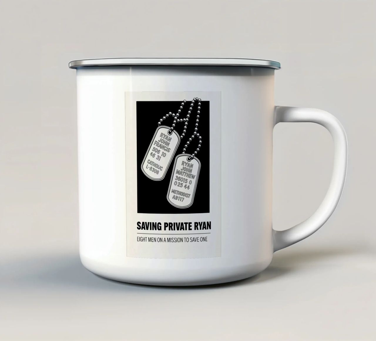 Saving Private Ryan Print tazza in smalto da MoviesArt