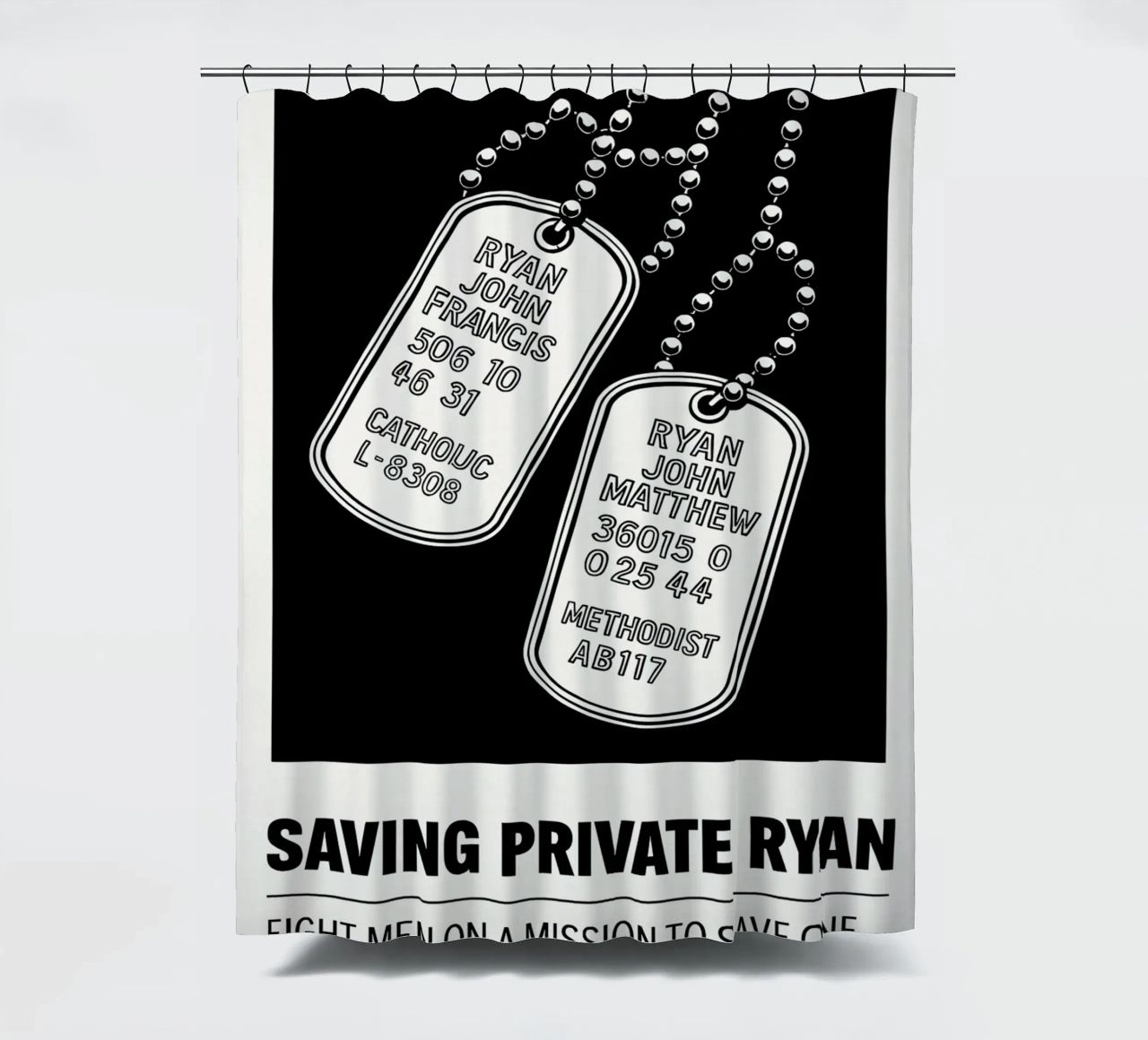 Saving Private Ryan Print tenda da doccia da MoviesArt