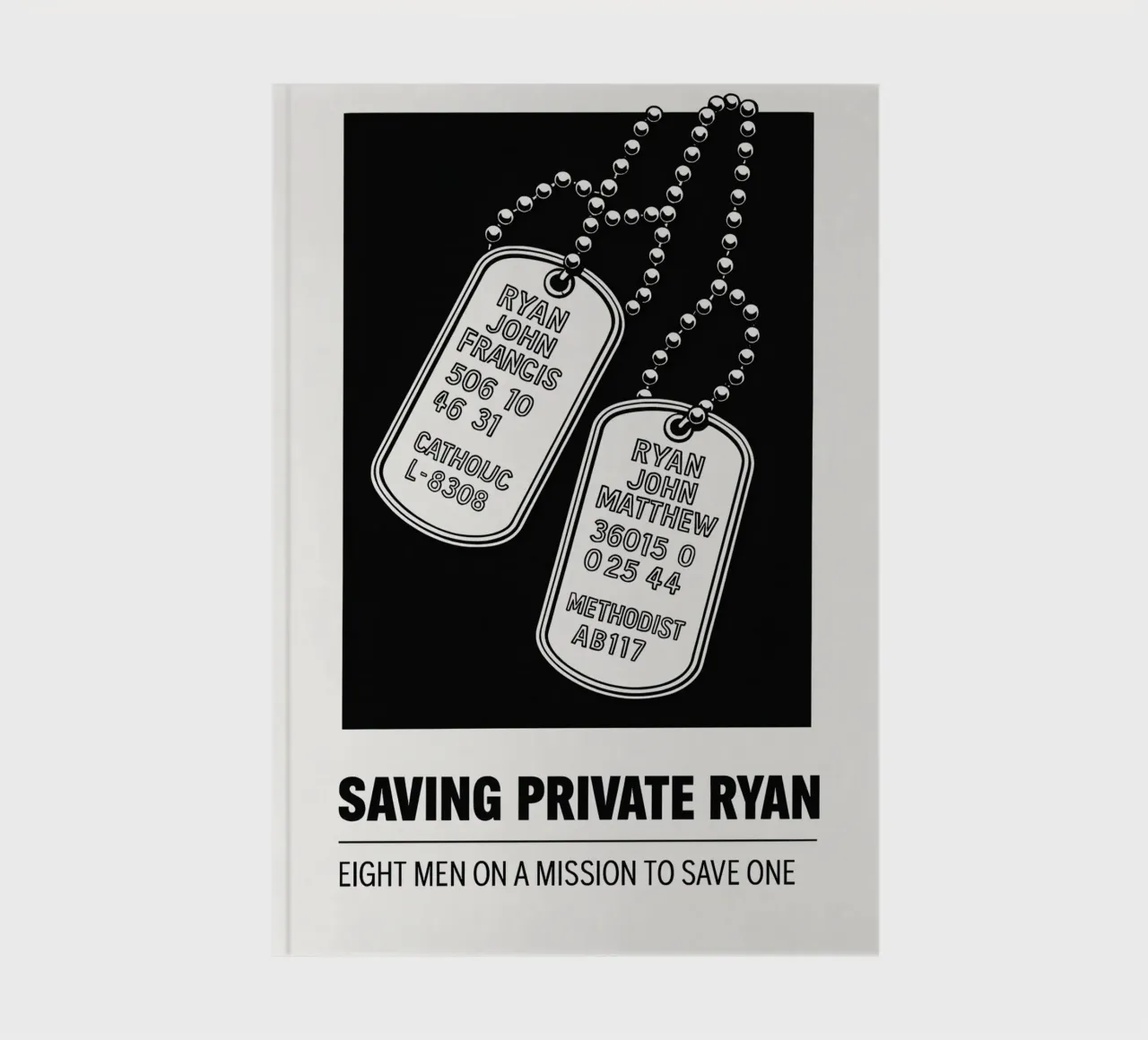 Saving Private Ryan Print carnet de notes de MoviesArt