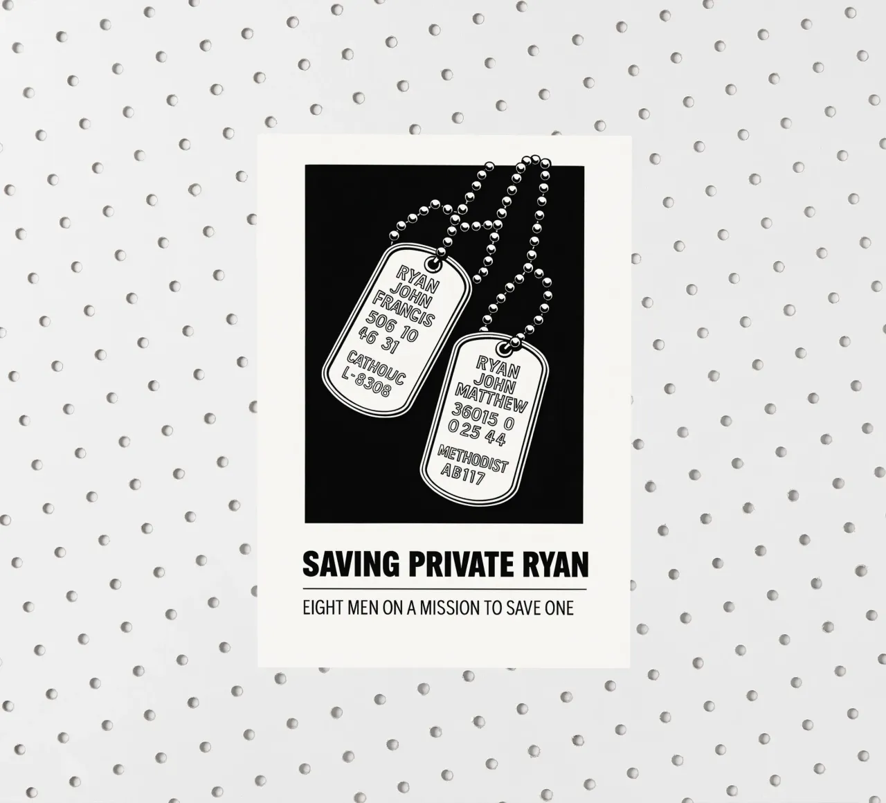 Saving Private Ryan Print adesivo da MoviesArt