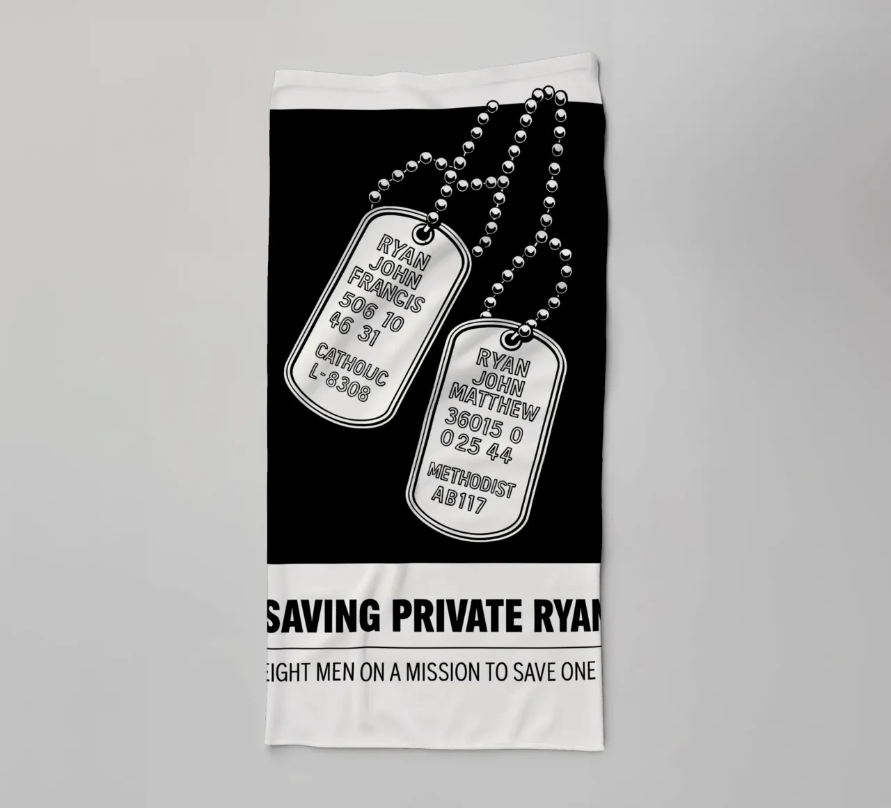 Saving Private Ryan Print towel by MoviesArt