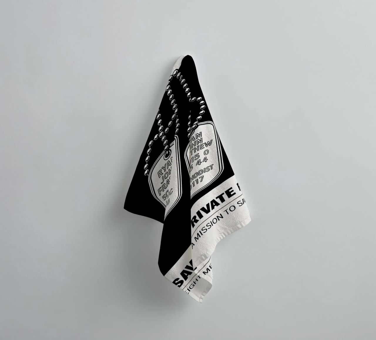 Saving Private Ryan Print asciugamano da bagno da MoviesArt
