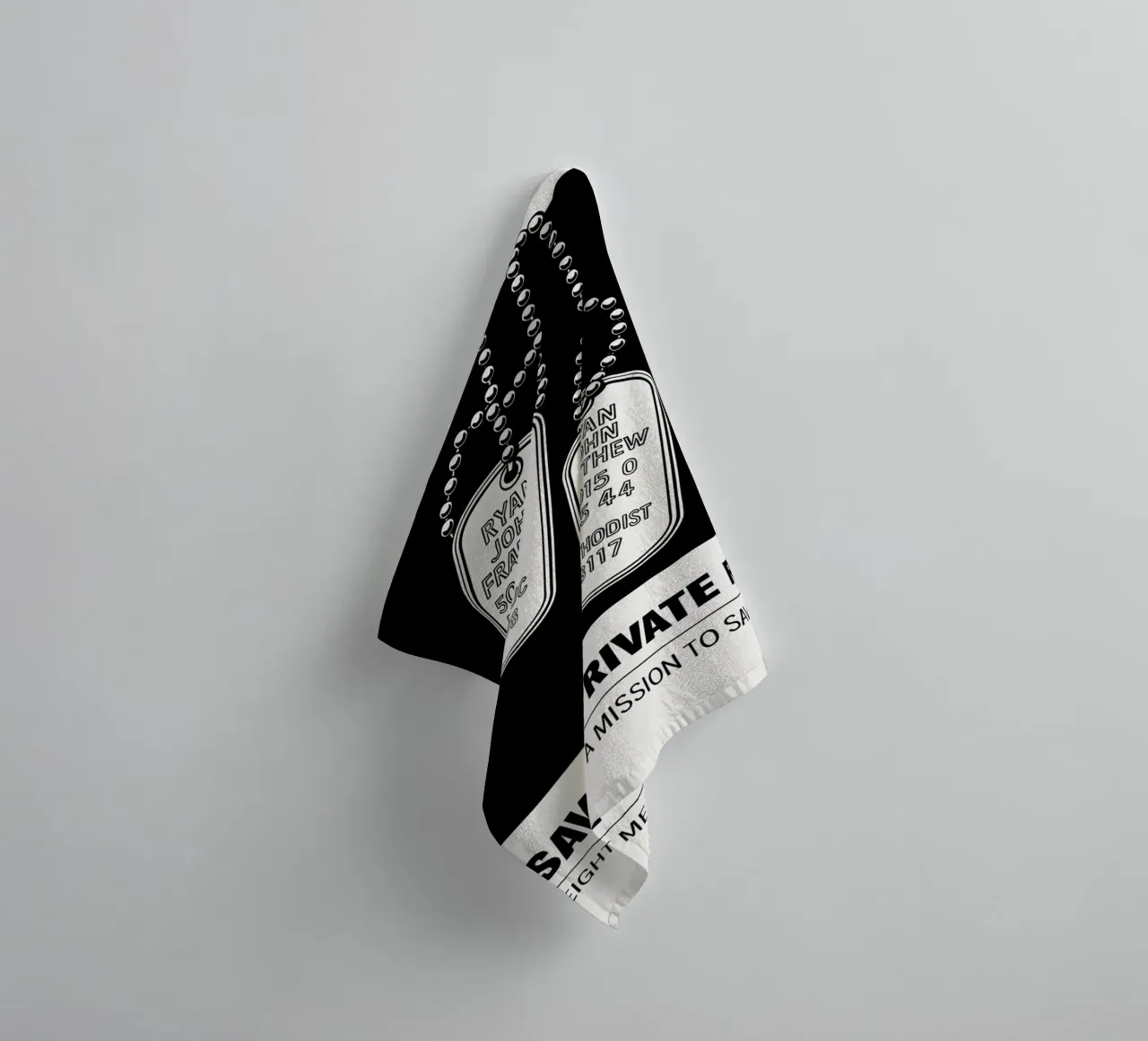 Saving Private Ryan Print towel by MoviesArt