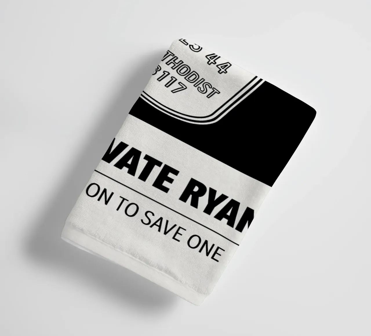 Saving Private Ryan Print badhanddoek van MoviesArt
