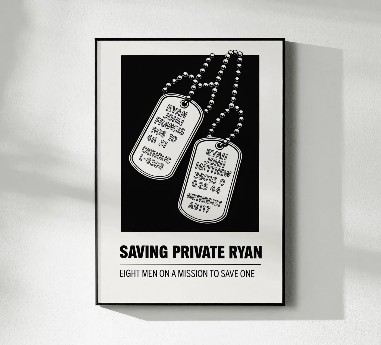 Saving Private Ryan Print plexiglass da MoviesArt