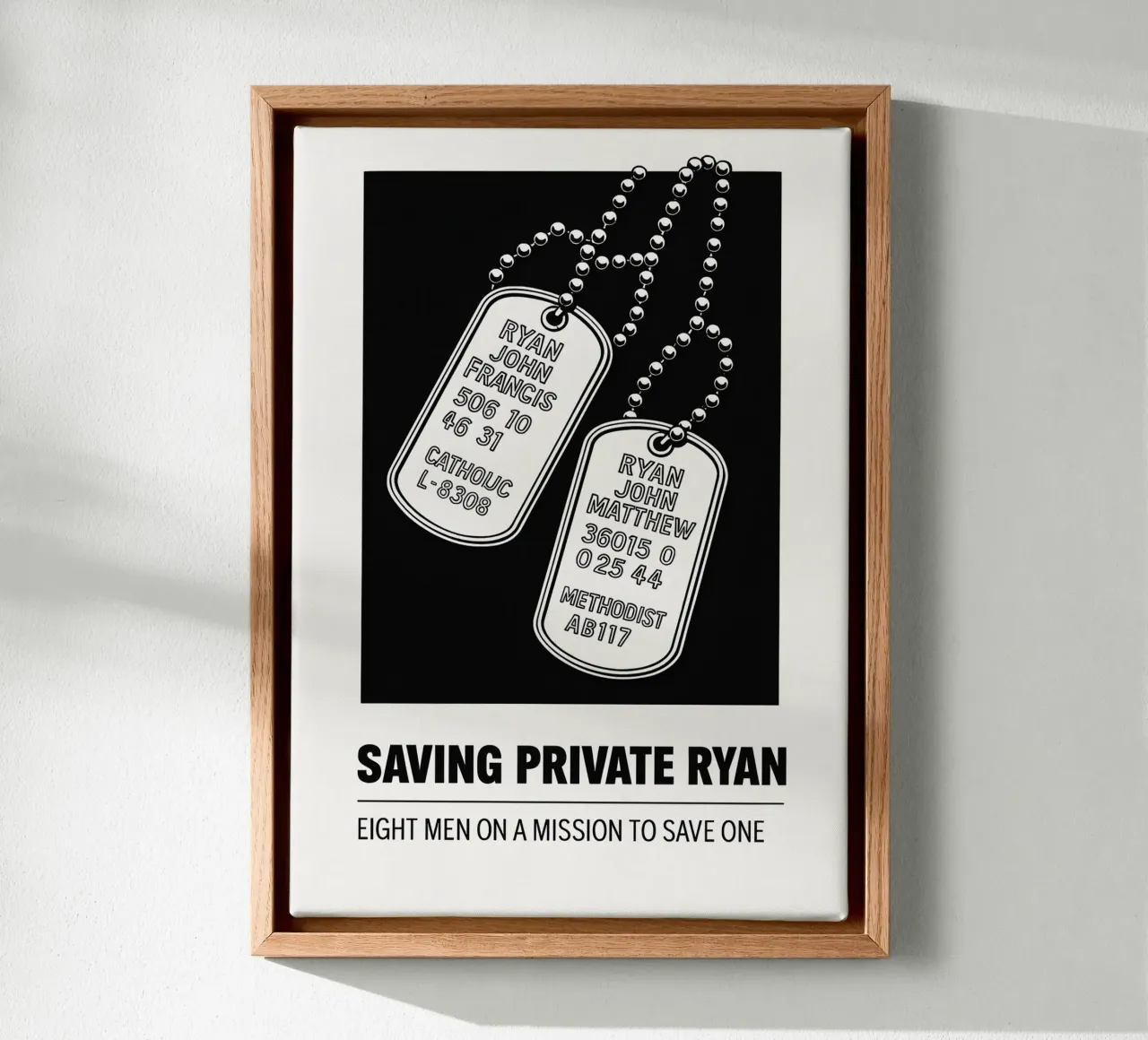 Saving Private Ryan Print tela da MoviesArt