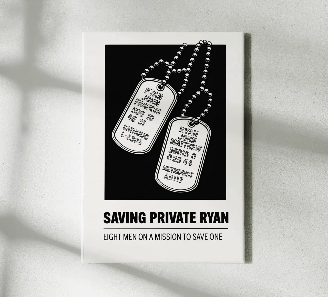 Saving Private Ryan Print tela da MoviesArt