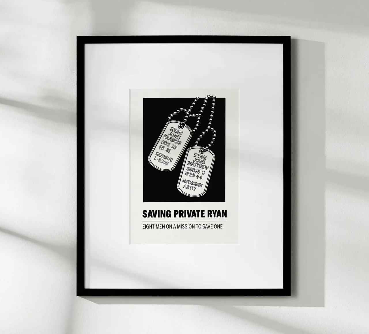 Saving Private Ryan Print hahnemühle van MoviesArt