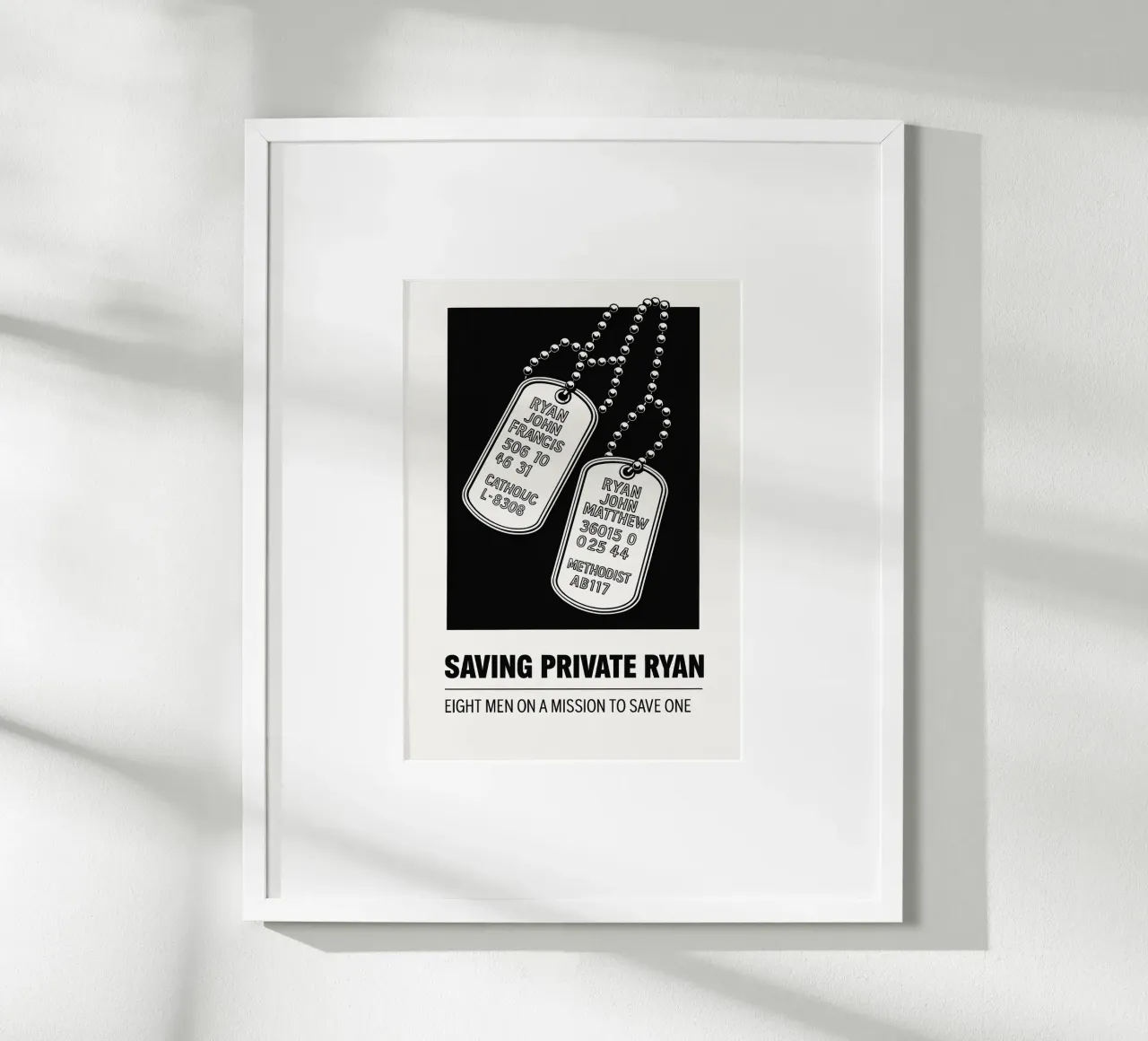 Saving Private Ryan Print carta hahnemühle da MoviesArt