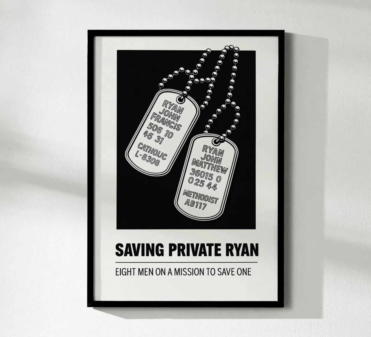 Saving Private Ryan Print hahnemühle van MoviesArt