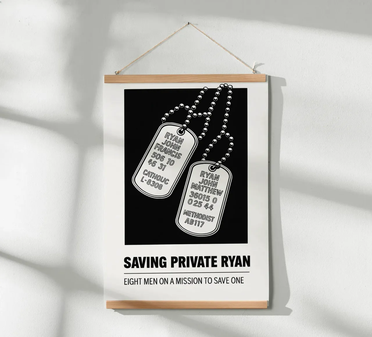 Saving Private Ryan Print hahnemühle van MoviesArt