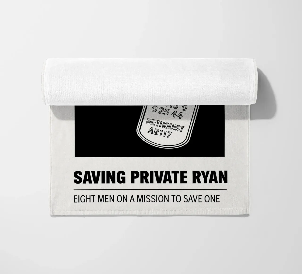Saving Private Ryan Print beach towel by MoviesArt