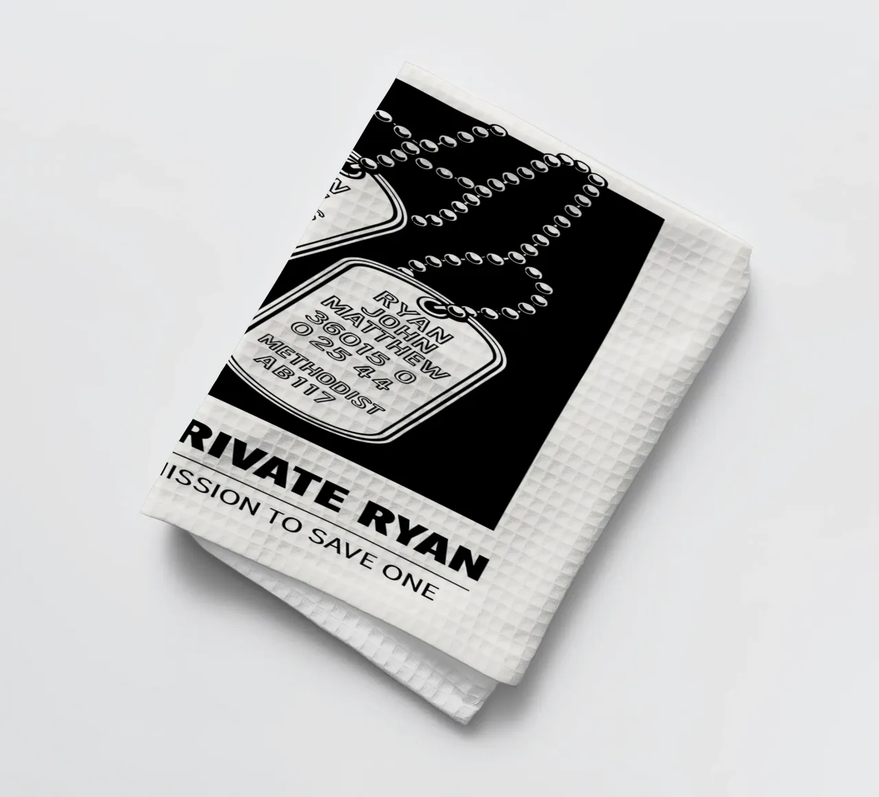 Saving Private Ryan Print Geschirrtuch von MoviesArt
