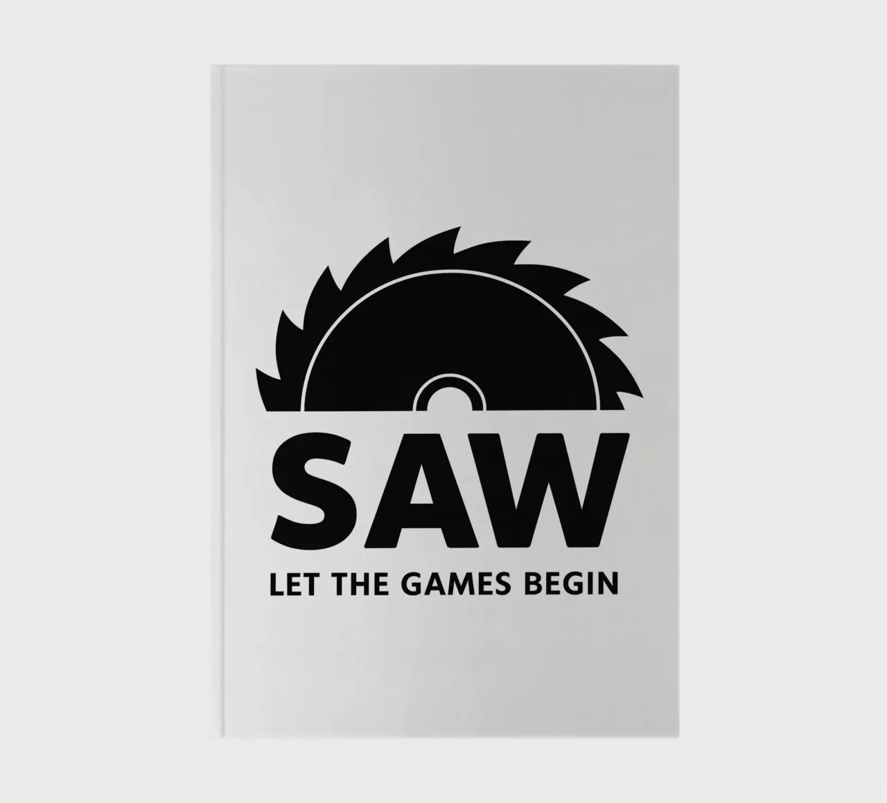 Saw Print notebook by MoviesArt