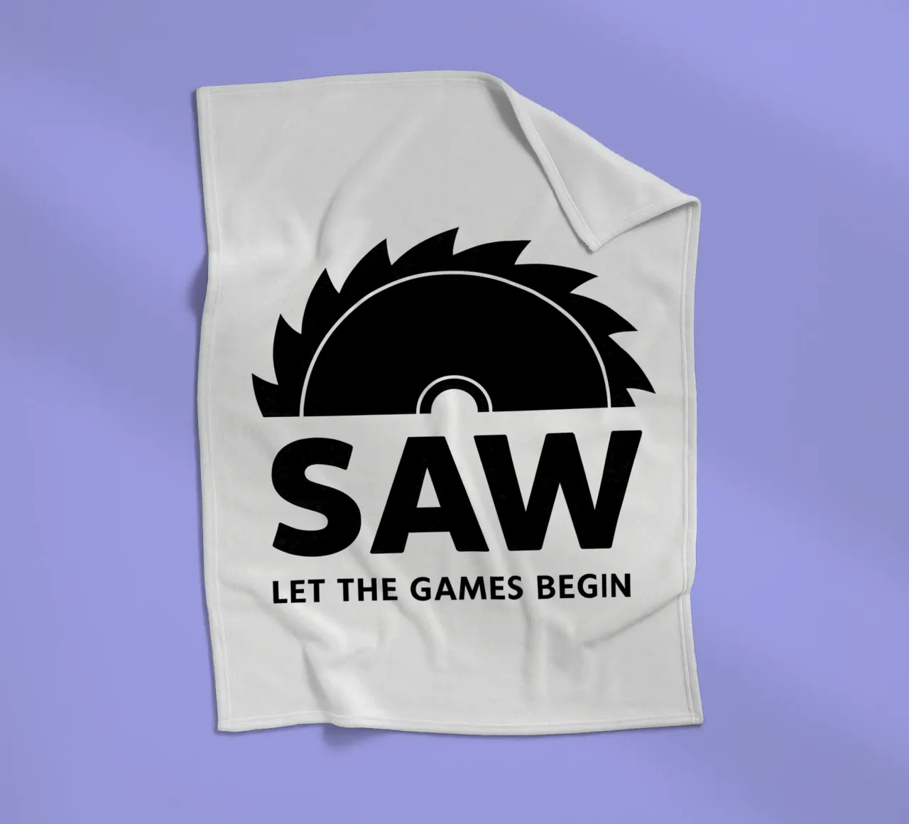 Saw Print coperta in pile da MoviesArt