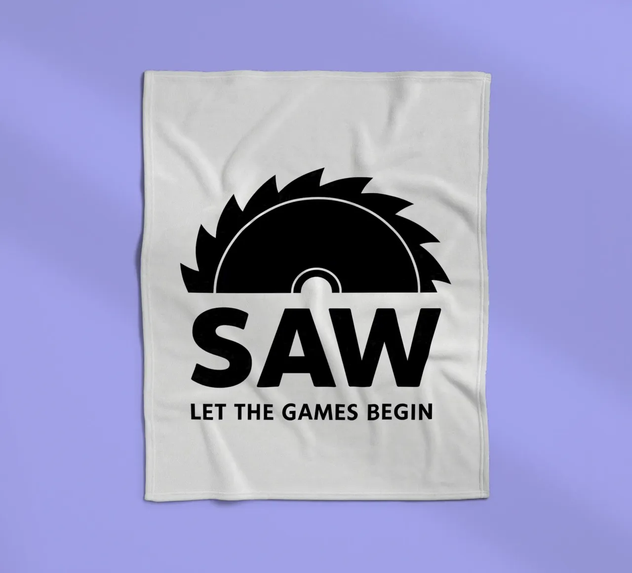 Saw Print coperta in pile da MoviesArt
