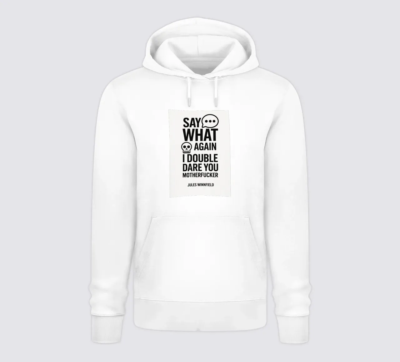 Say What Again Print felpa con cappuccio da MoviesArt