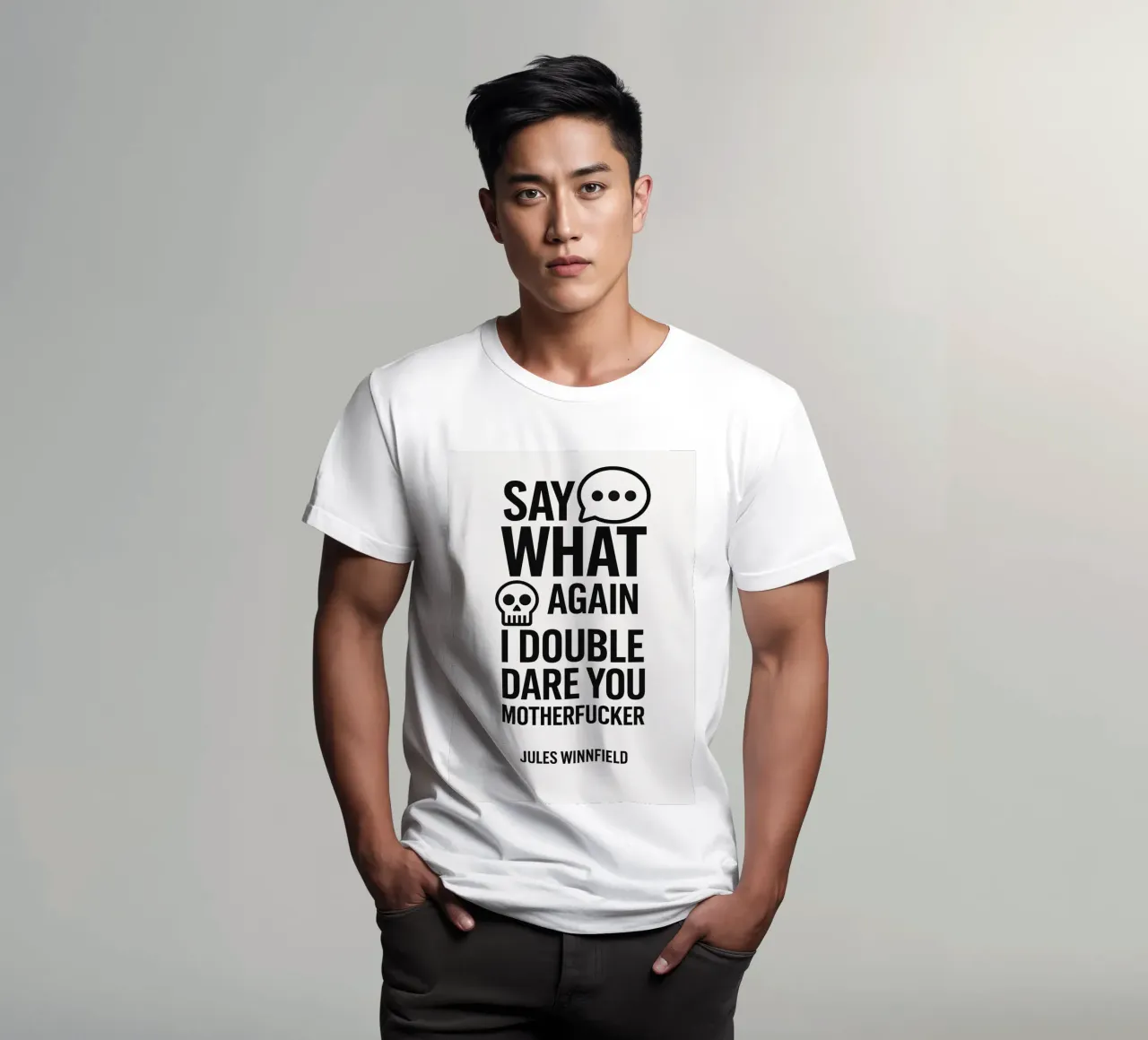 Say What Again Print t-shirt da MoviesArt