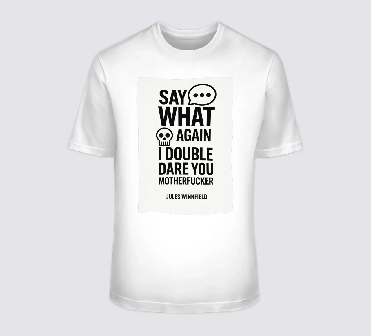 Say What Again Print t-shirt da MoviesArt