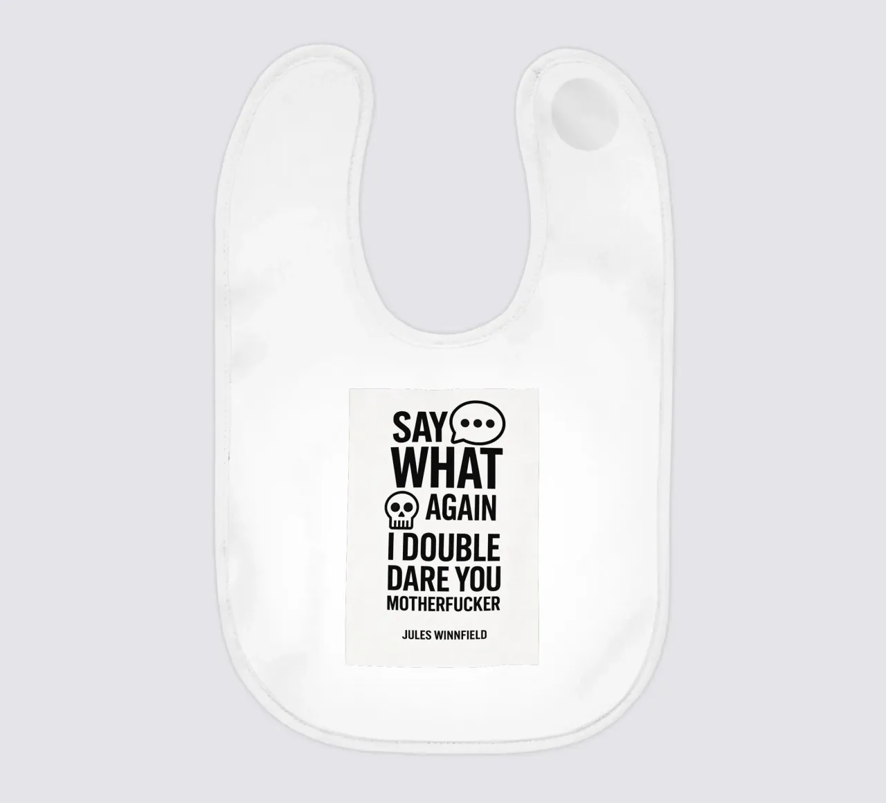 Say What Again Print bavaglino da MoviesArt