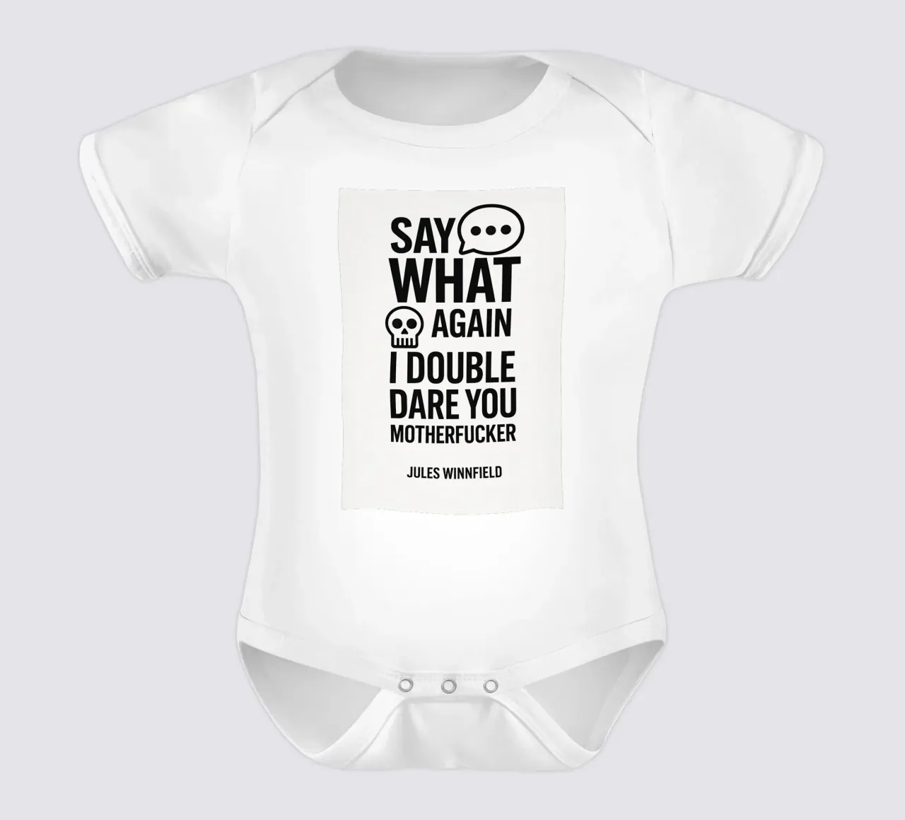 Say What Again Print body de bebé de MoviesArt