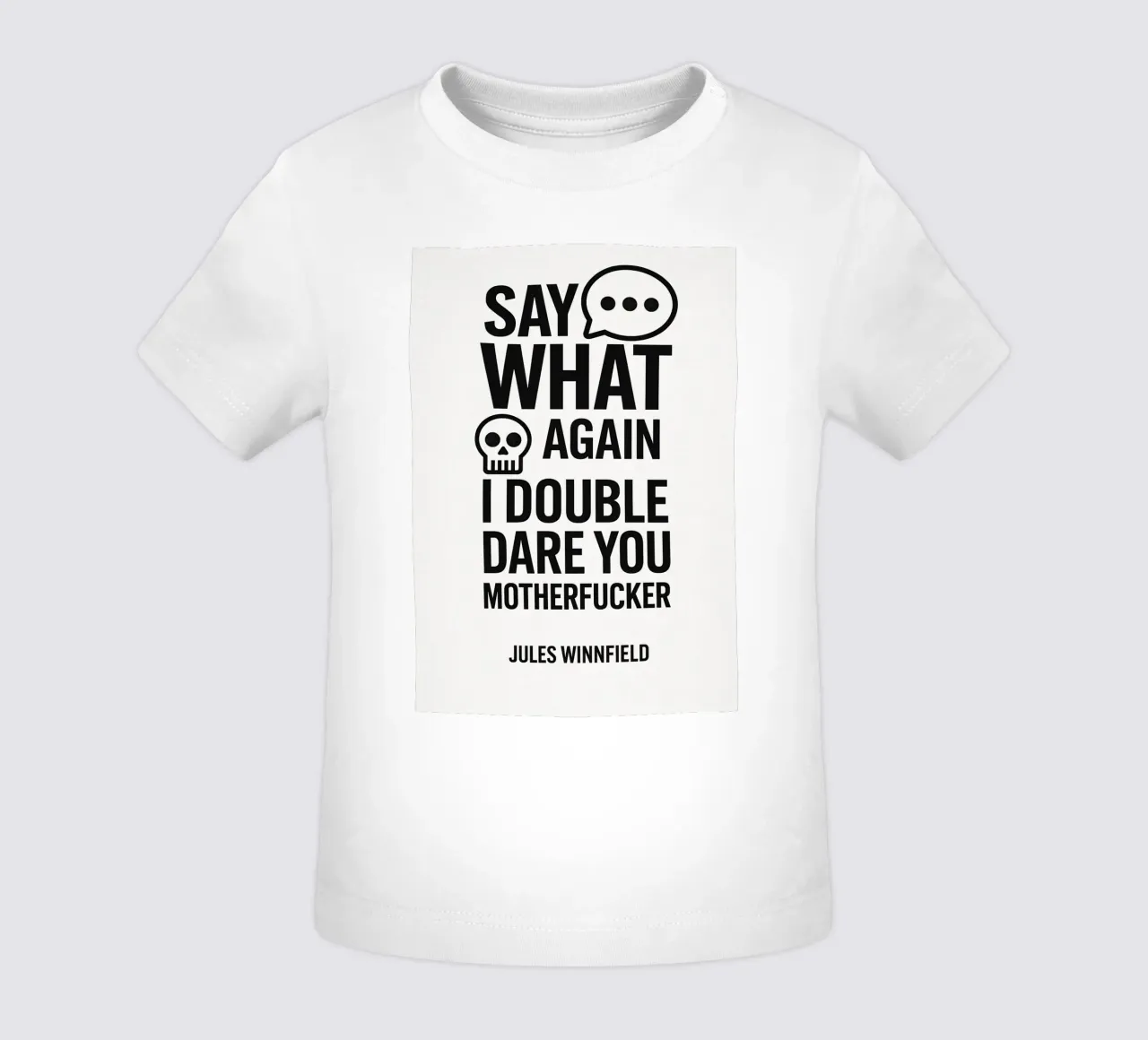 Say What Again Print maglietta neonato da MoviesArt