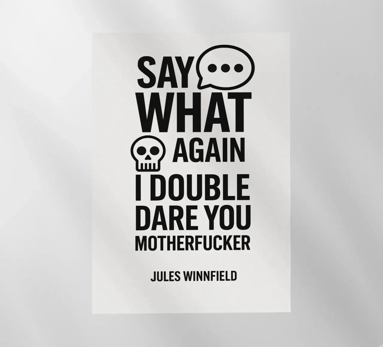 Say What Again Print pellicola backlit da MoviesArt