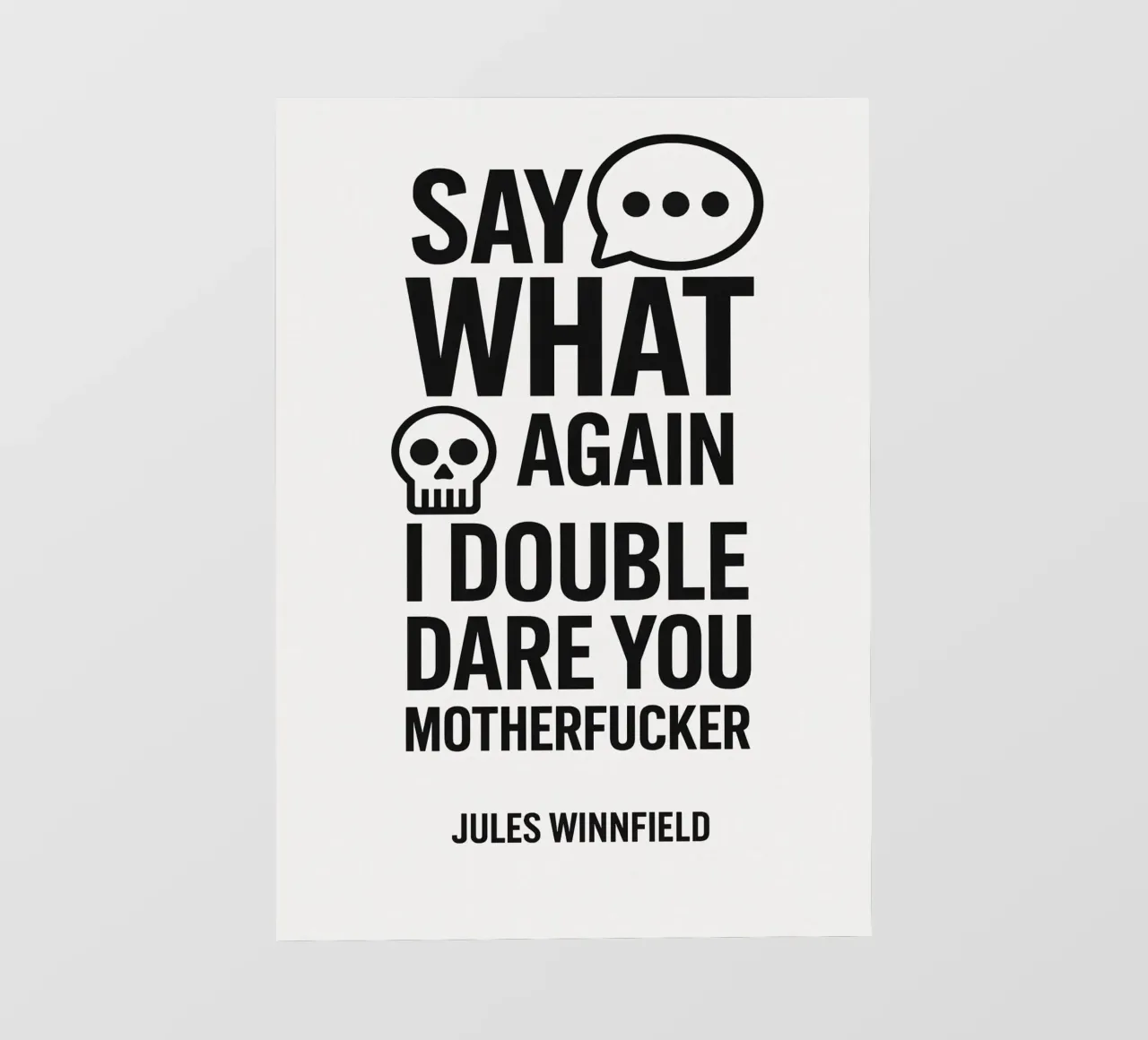 Say What Again Print pellicola backlit da MoviesArt