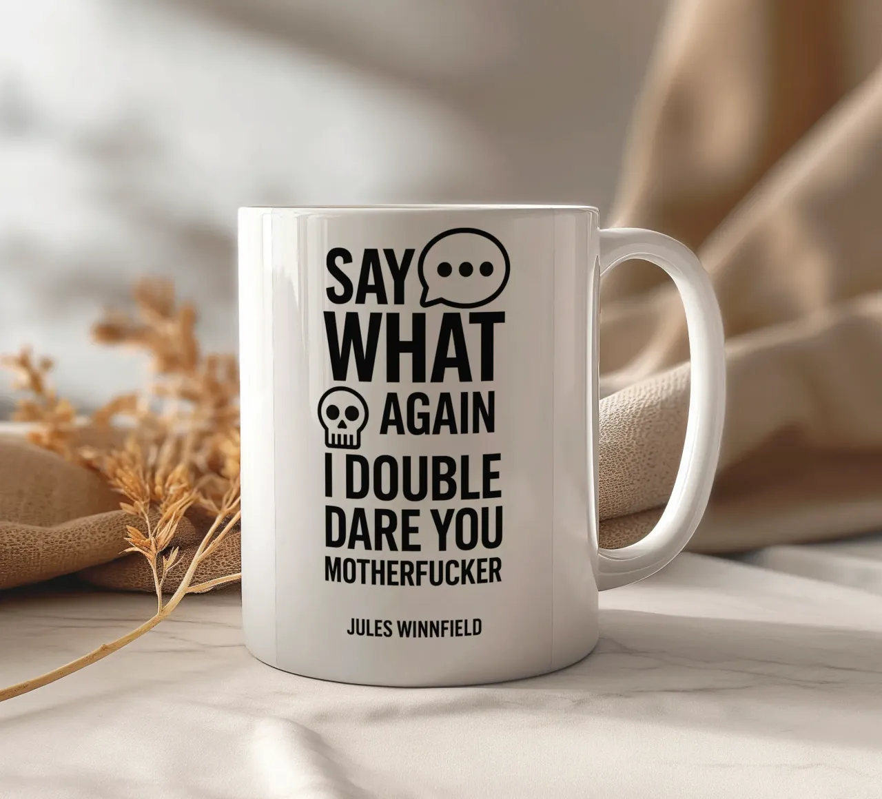 Say What Again Print tazza in ceramica da MoviesArt