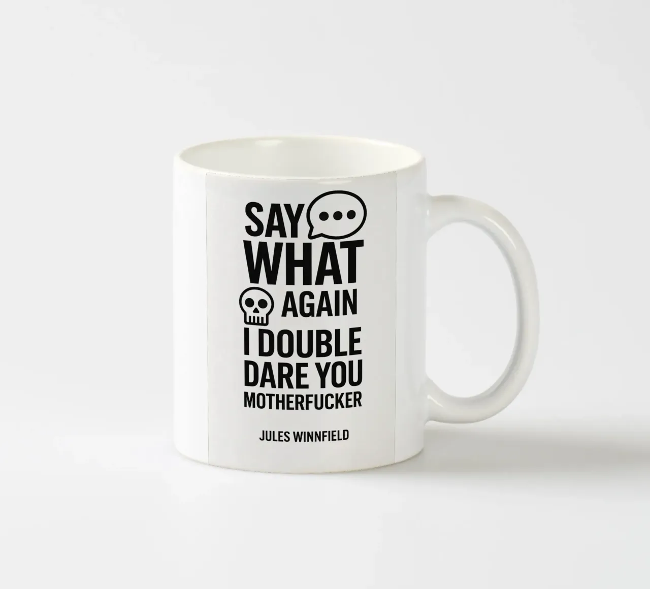 Say What Again Print tazza in ceramica da MoviesArt