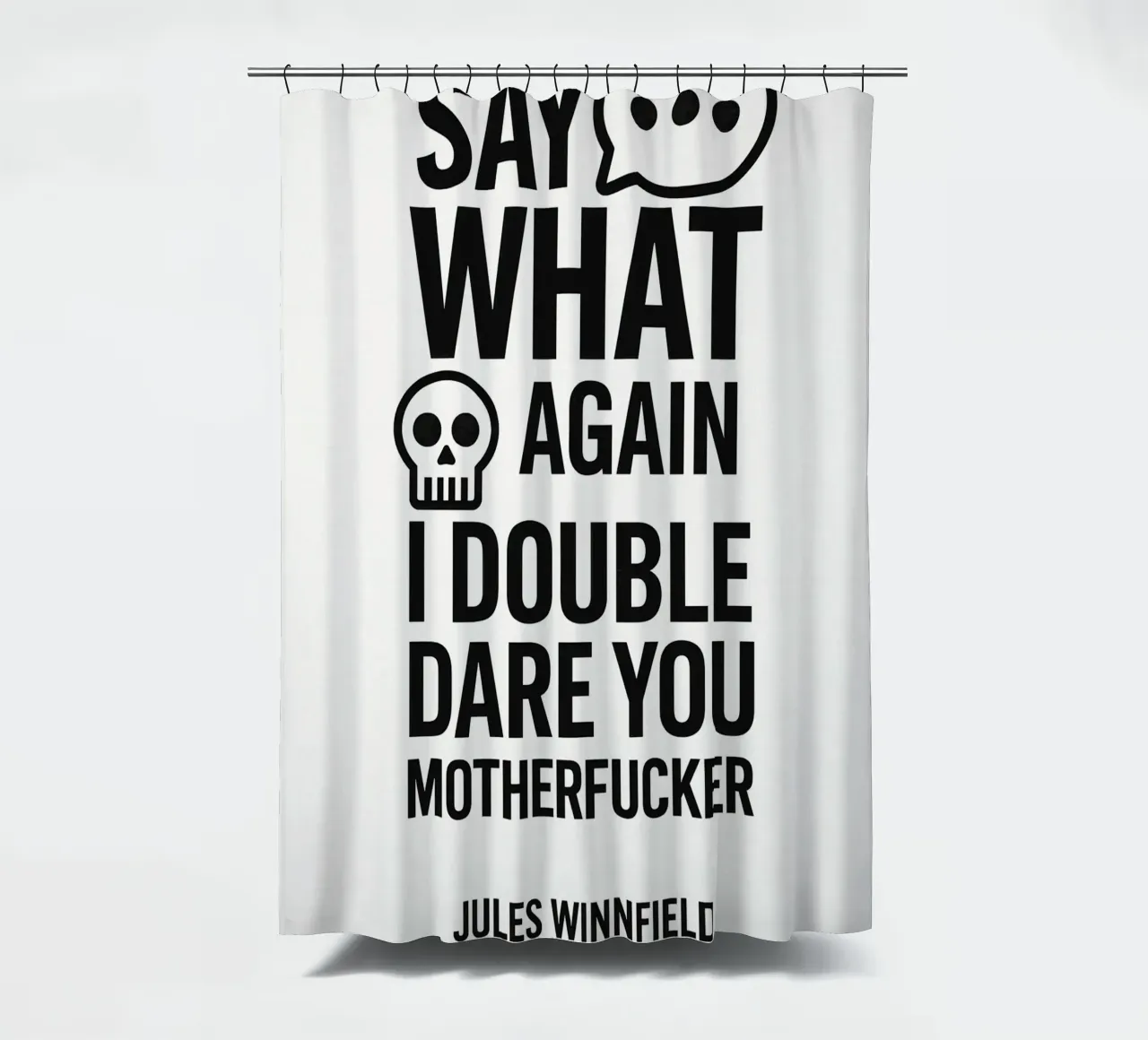 Say What Again Print tenda da doccia da MoviesArt