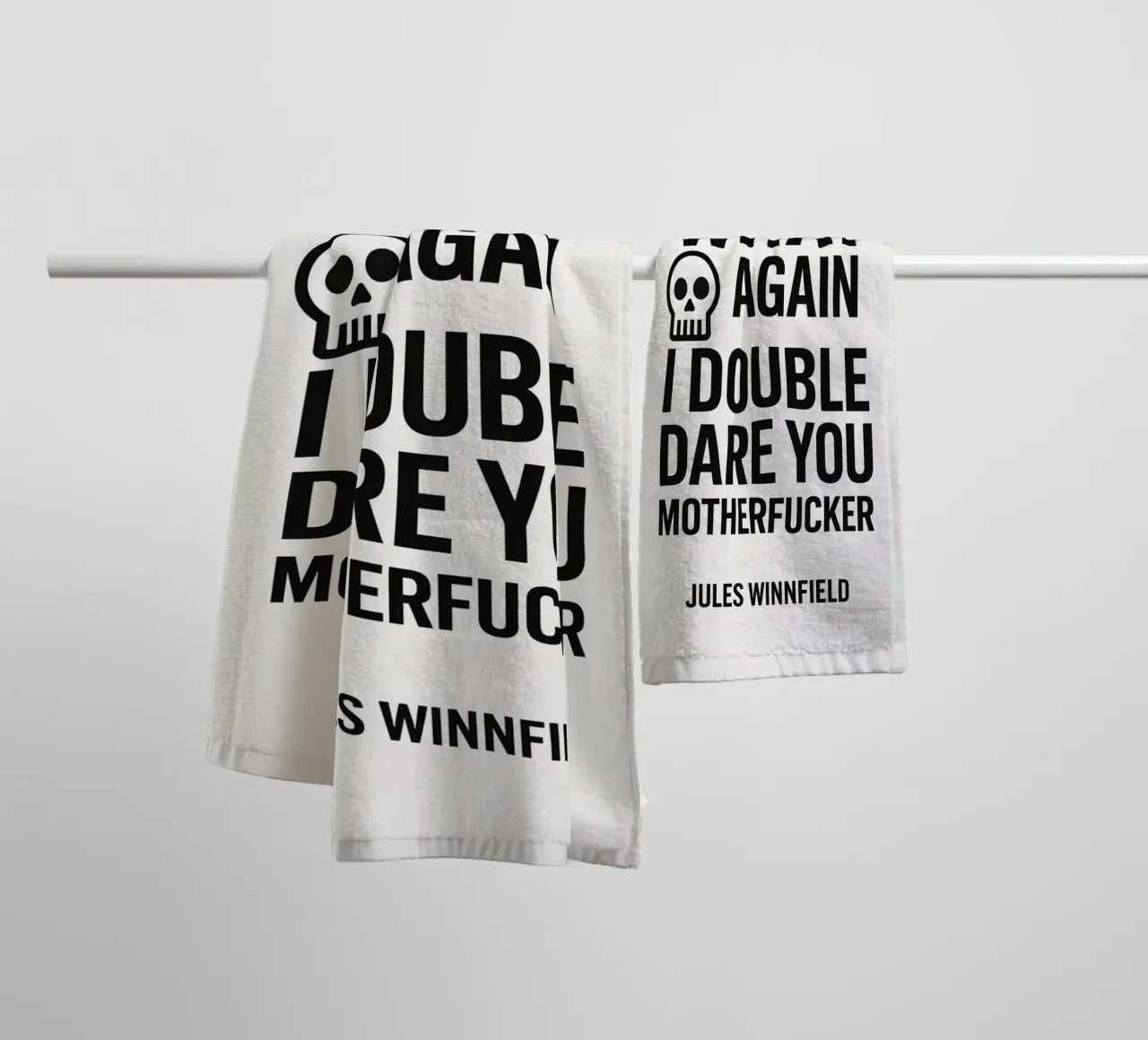 Say What Again Print asciugamano da bagno da MoviesArt