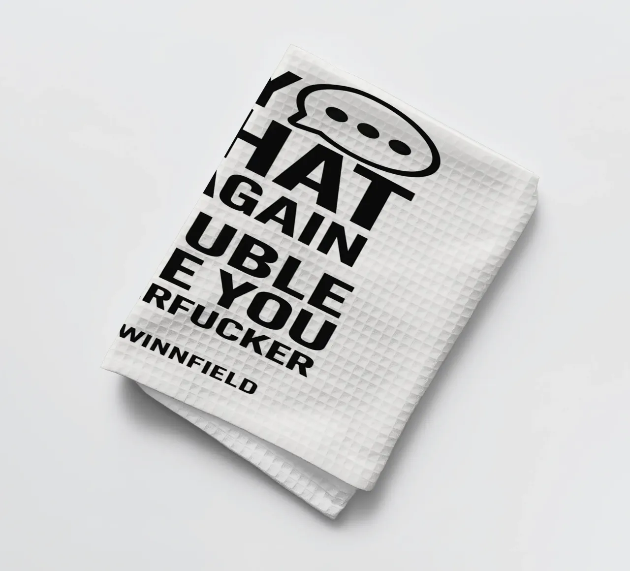 Say What Again Print canovaccio da cucina da MoviesArt