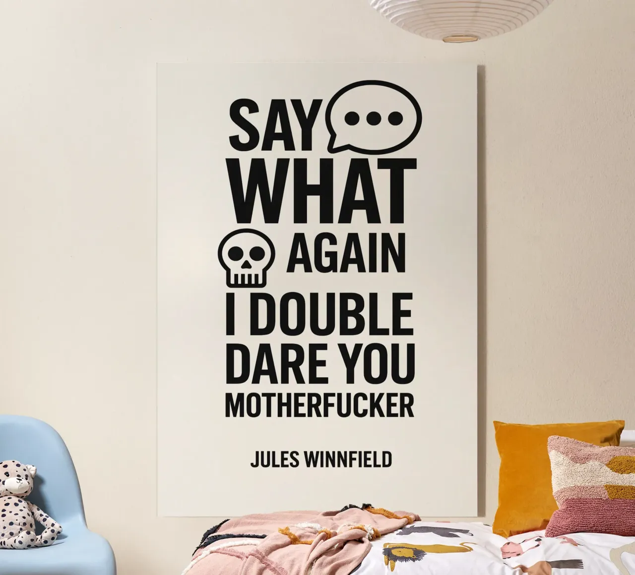 Say What Again Print metacrilato de MoviesArt