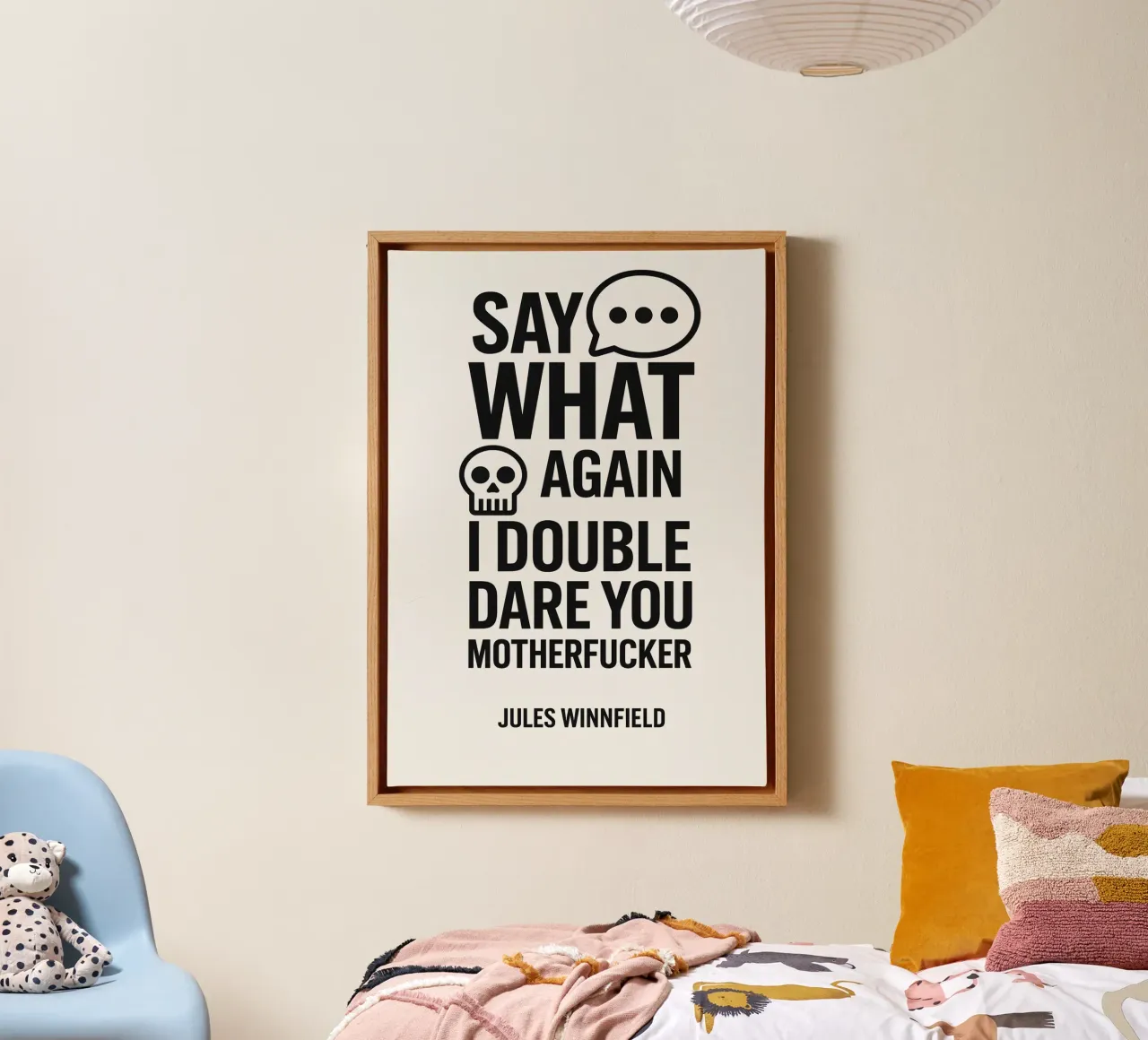 Say What Again Print tela da MoviesArt