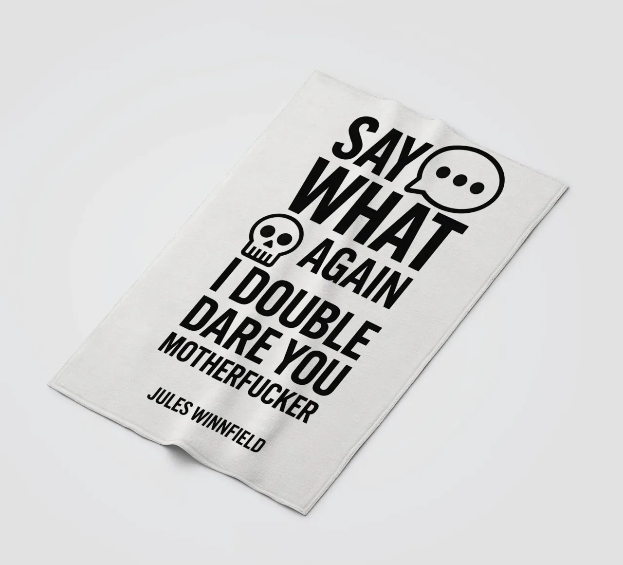 Say What Again Print coperta in pile da MoviesArt