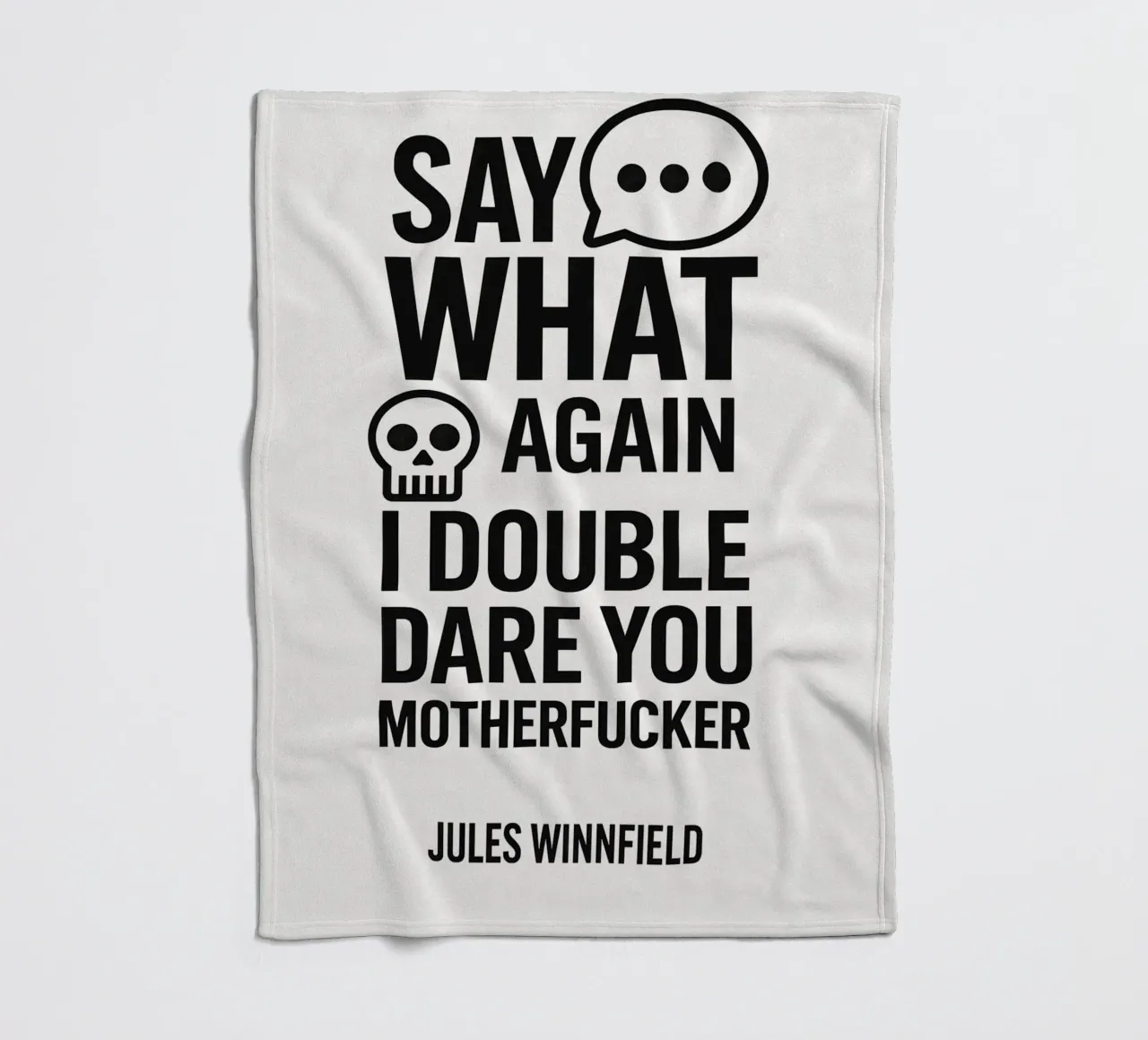 Say What Again Print coperta in pile da MoviesArt