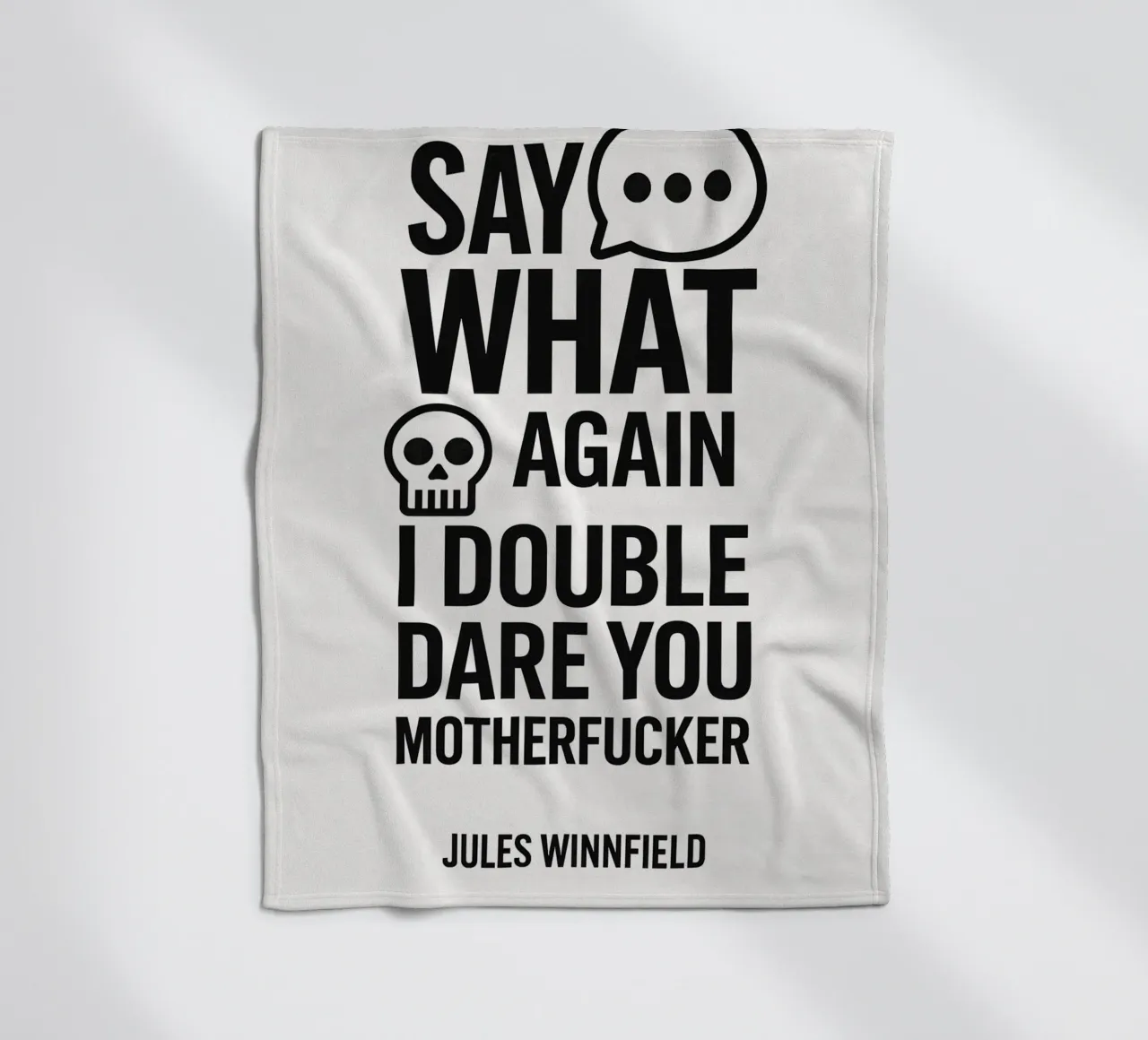 Say What Again Print coperta in pile da MoviesArt