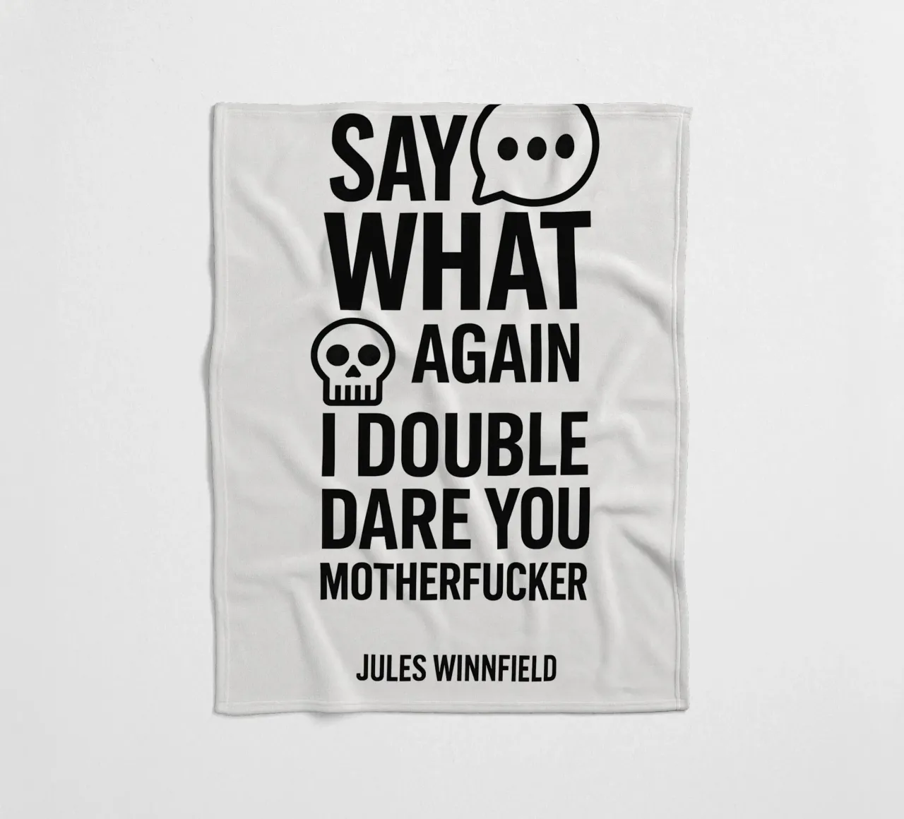 Say What Again Print coperta in pile da MoviesArt